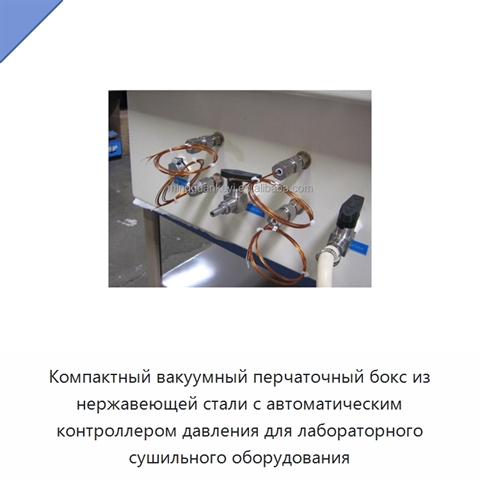 Компактный вакуумный перчаточный бокс из нержавеющей стали с автоматическим контроллером давления для лабораторного сушильного оборудования