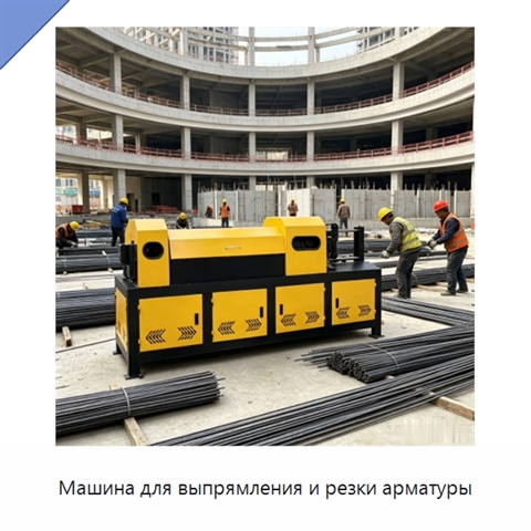Машина для выпрямления и резки арматуры