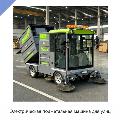 Электрическая подметальная машина для улиц