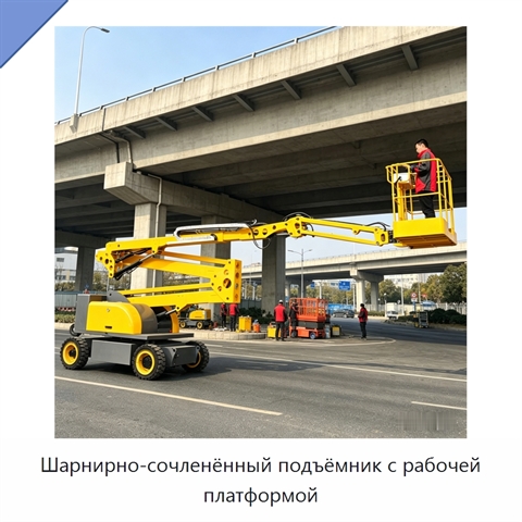 Шарнирно-сочленённый подъёмник с рабочей платформой
