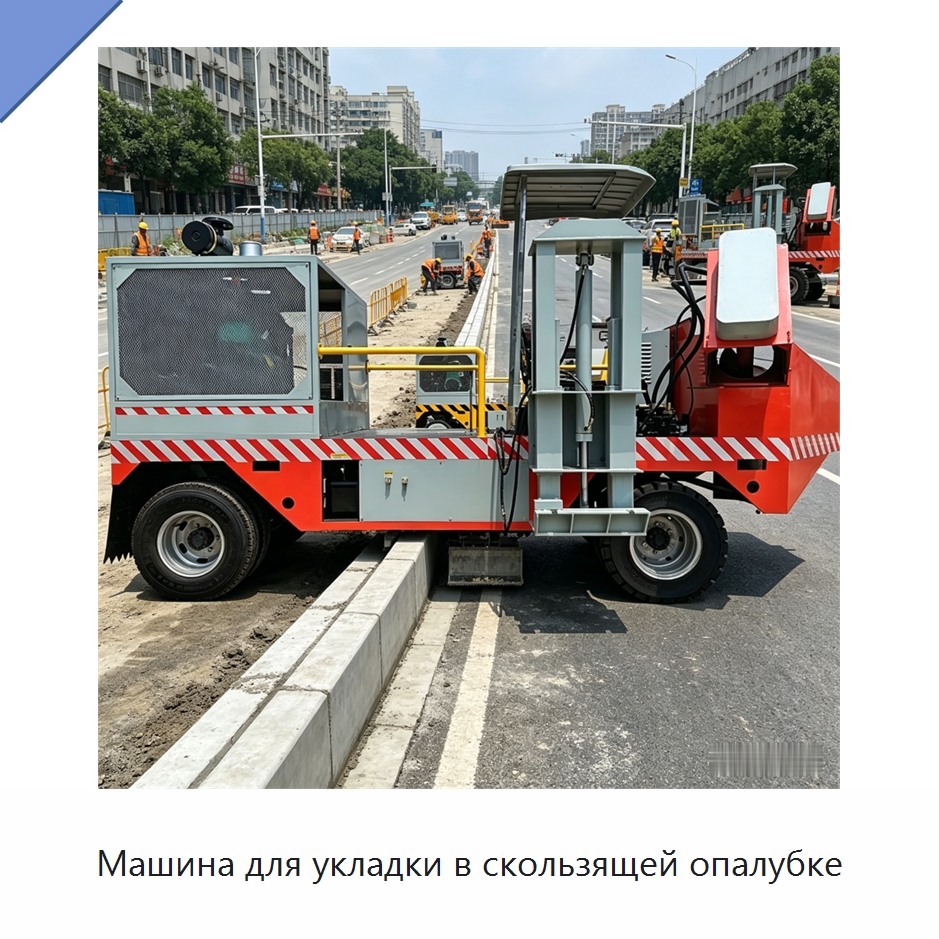 Машина для укладки в скользящей опалубке — Дорожная техника