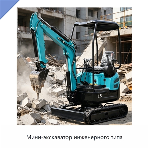 Мини-экскаватор инженерного типа