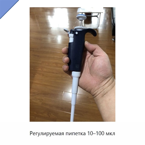 Регулируемая пипетка 10–100 мкл