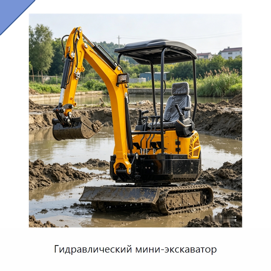 Гидравлический мини-экскаватор — Землеройная техника
