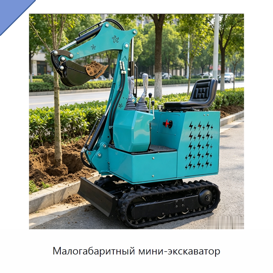 Малогабаритный мини-экскаватор — Землеройная техника