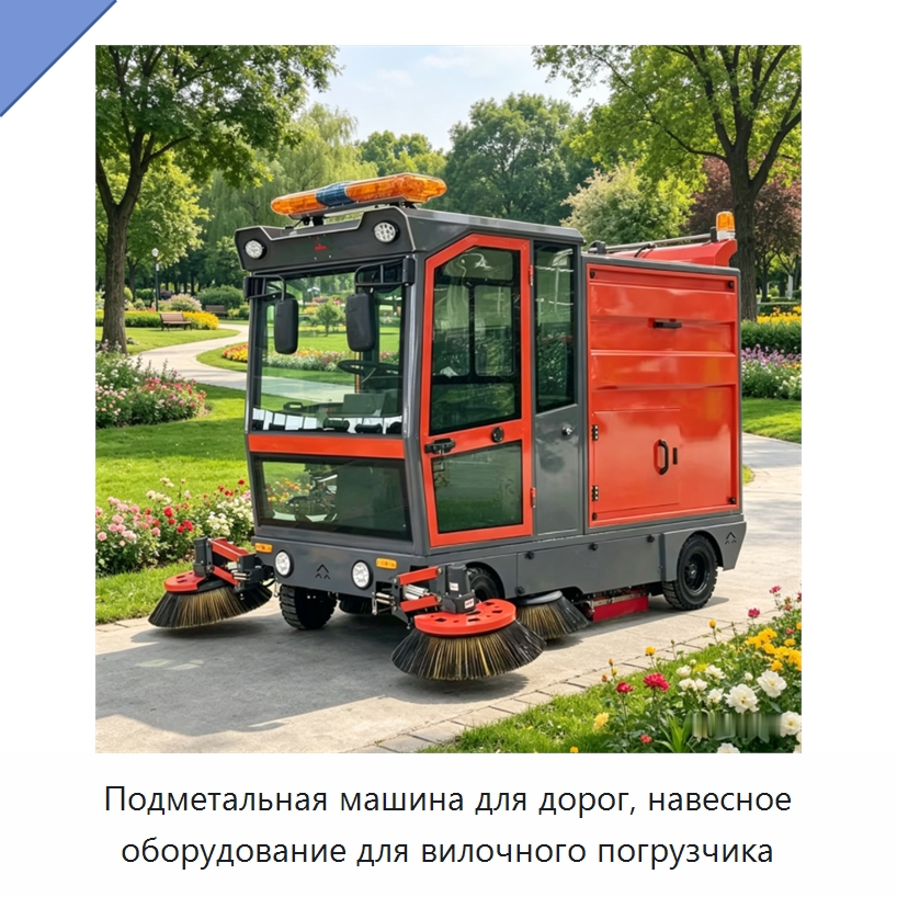 Подметальная машина для дорог, навесное оборудование для вилочного погрузчика — Коммунальная техника