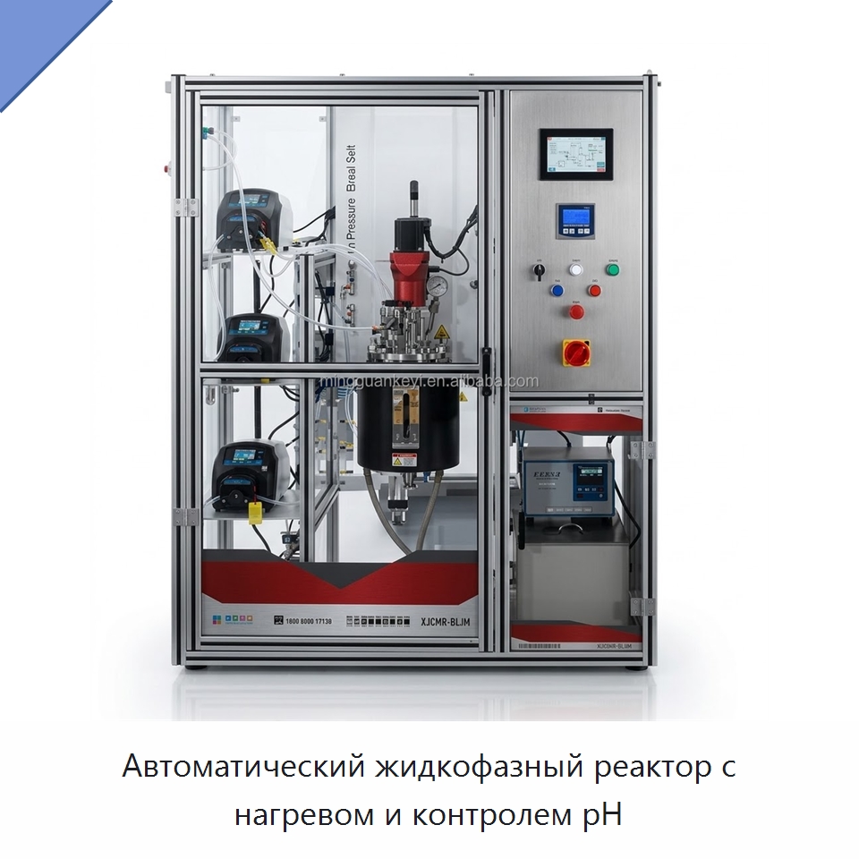 Автоматический жидкофазный реактор с нагревом и контролем pH — Специальные лабораторные принадлежности