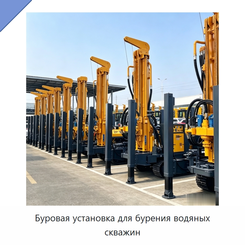 Буровая установка для бурения водяных скважин — Горнодобывающее оборудование