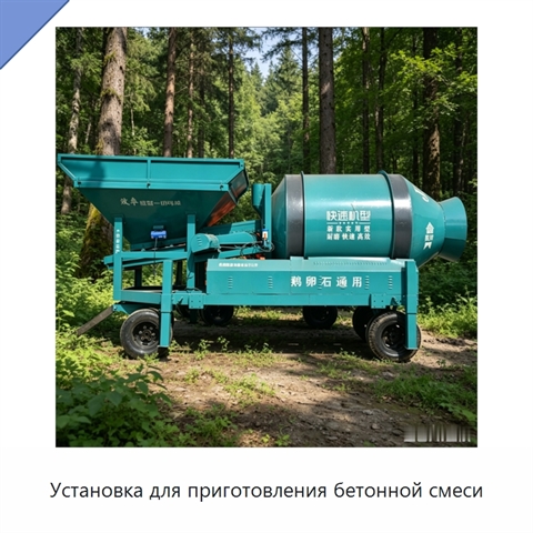 Установка для приготовления бетонной смеси