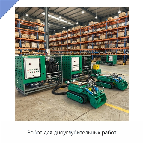 Робот для дноуглубительных работ