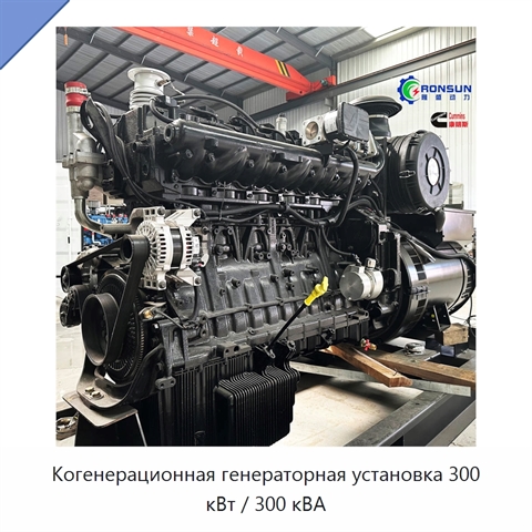 Когенерационная генераторная установка 300 кВт / 300 кВА