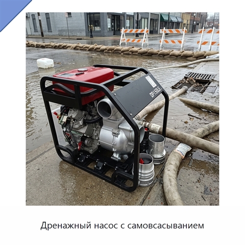 Дренажный насос с самовсасыванием