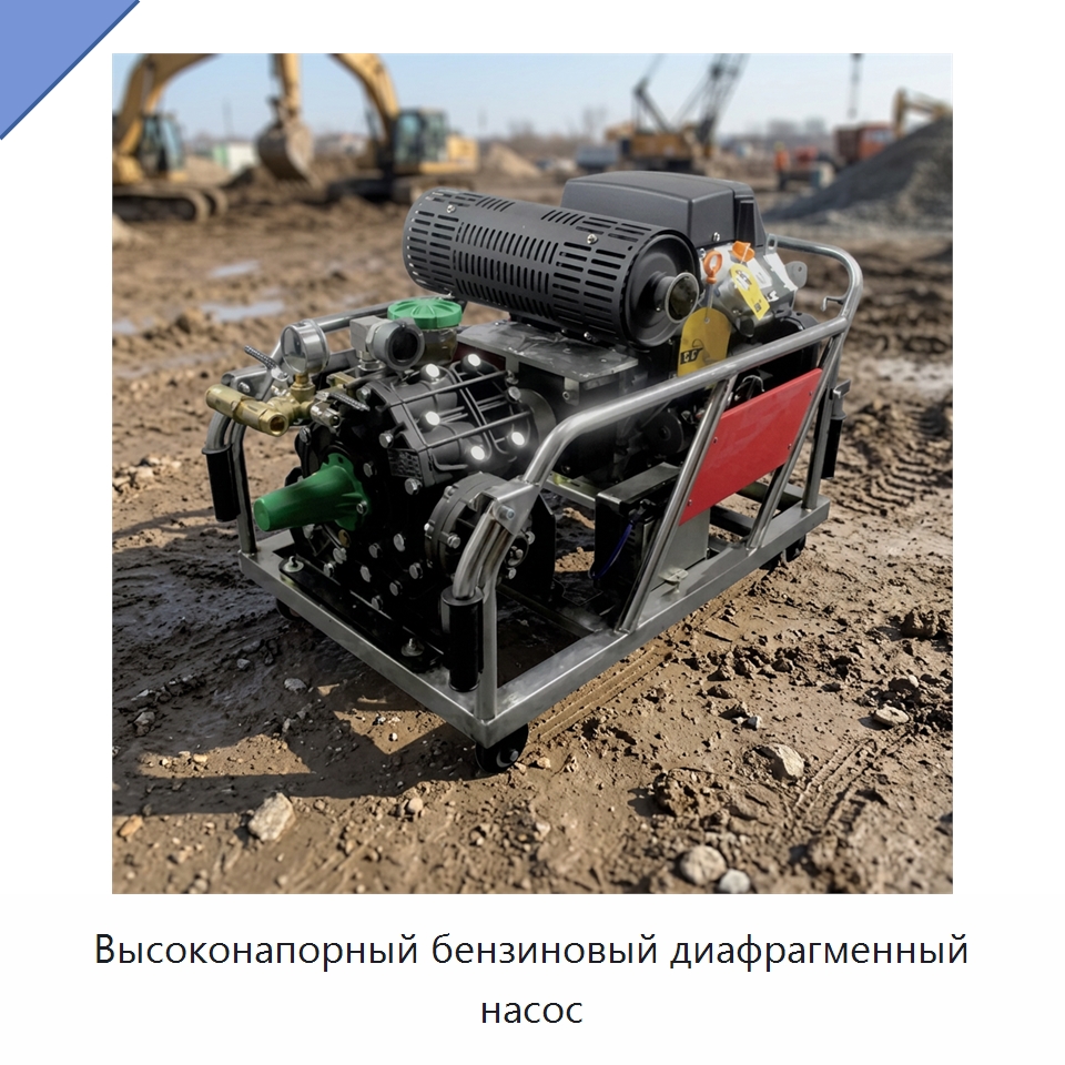 Высоконапорный бензиновый диафрагменный насос — Насосы