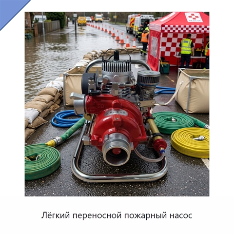 Лёгкий переносной пожарный насос