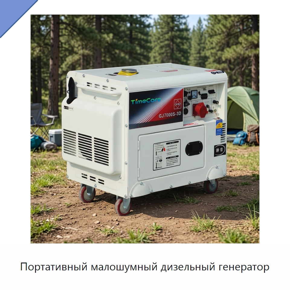 Портативный малошумный дизельный генератор — Дизельные генераторы