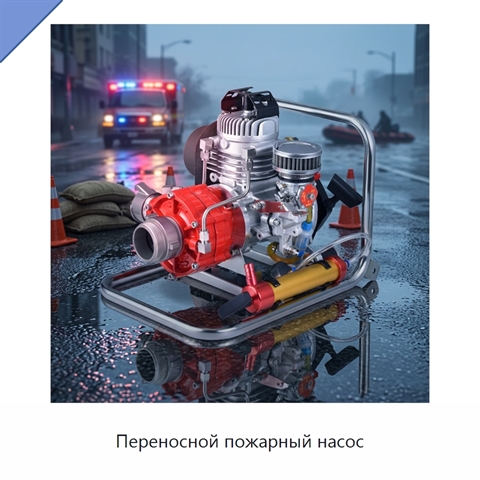 Переносной пожарный насос