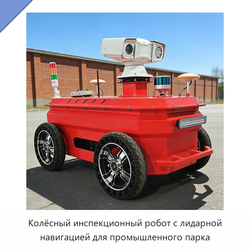 Колёсный инспекционный робот с лидарной навигацией для промышленного парка — Противопожарное оборудование и принадлежности