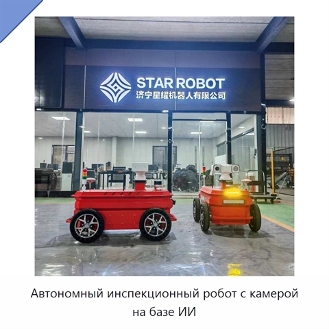 Автономный инспекционный робот с камерой на базе ИИ