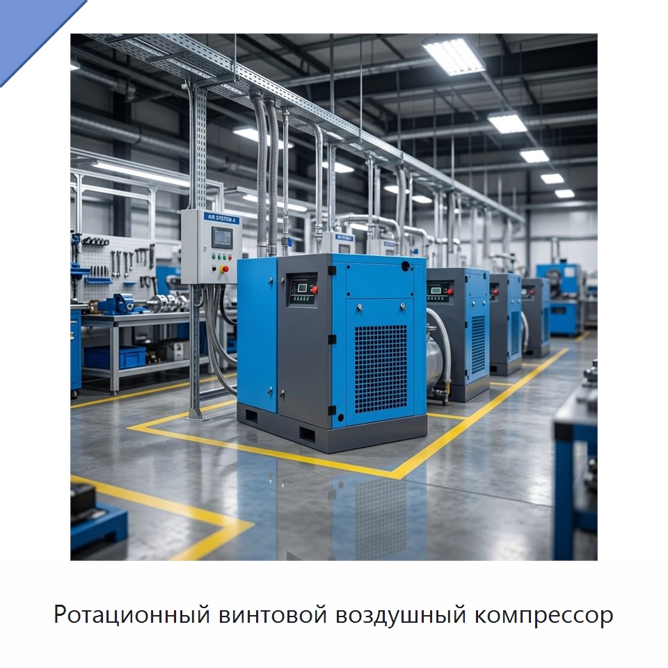 Ротационный винтовой воздушный компрессор — Промышленные компрессоры