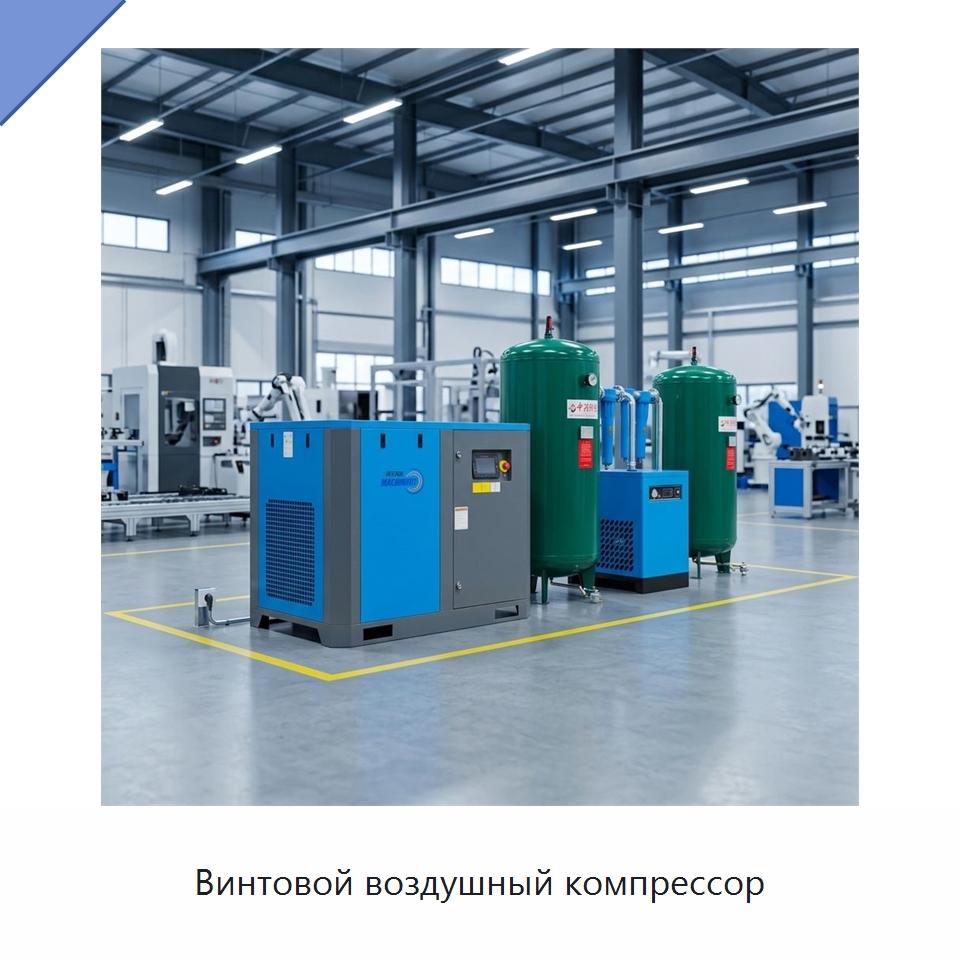 Винтовой воздушный компрессор — Промышленные компрессоры