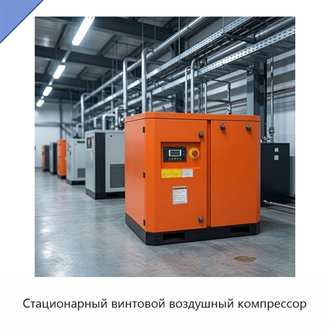 Стационарный винтовой воздушный компрессор