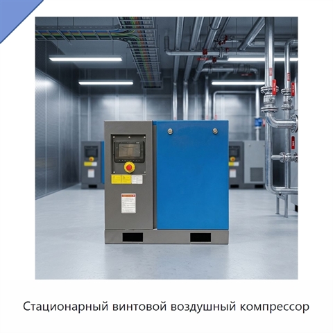Стационарный винтовой воздушный компрессор
