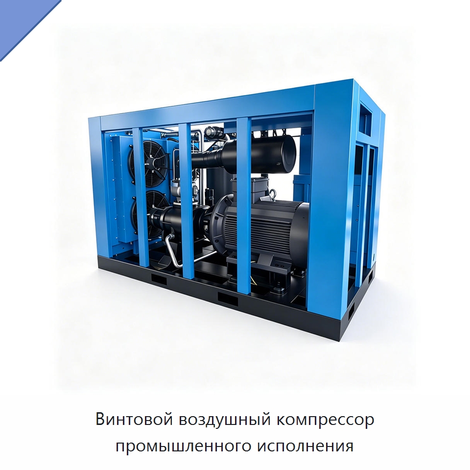 Винтовой воздушный компрессор промышленного исполнения — Промышленные компрессоры