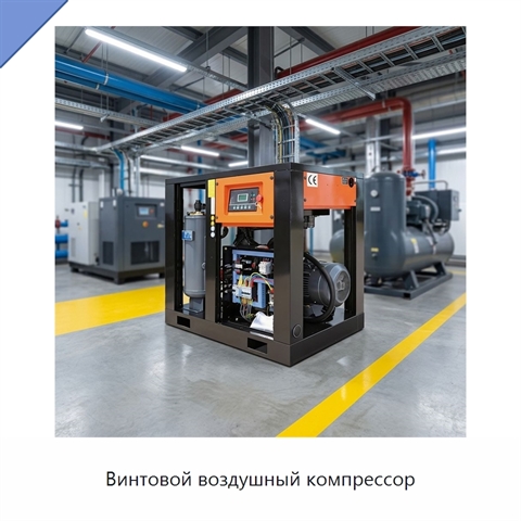 Винтовой воздушный компрессор