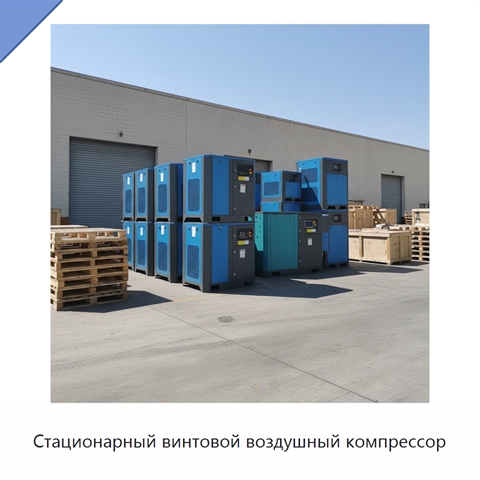 Стационарный винтовой воздушный компрессор
