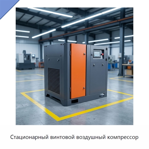 Стационарный винтовой воздушный компрессор