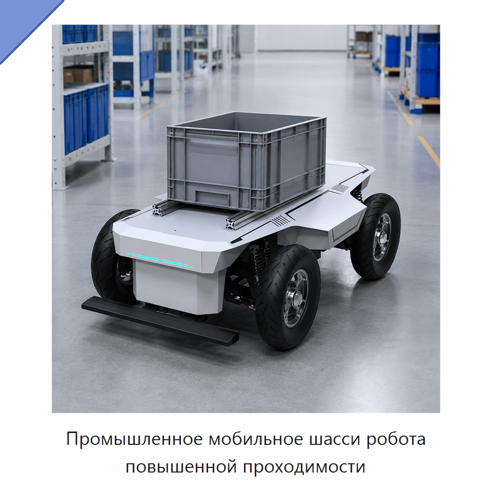 Промышленное мобильное шасси робота повышенной проходимости — Логистические роботы
