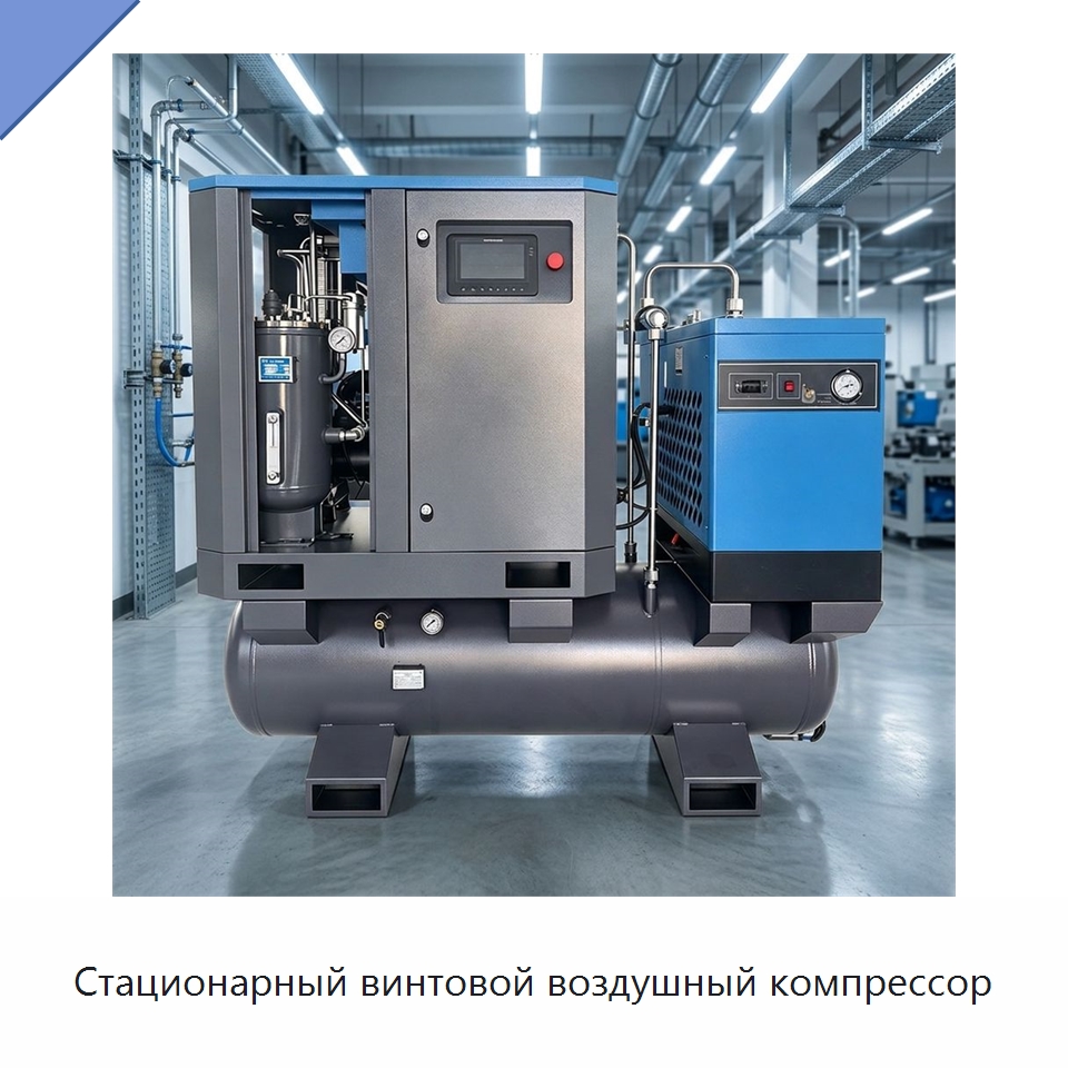 Стационарный винтовой воздушный компрессор — Промышленные компрессоры