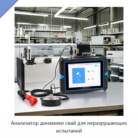 Анализатор динамики свай для неразрушающих испытаний