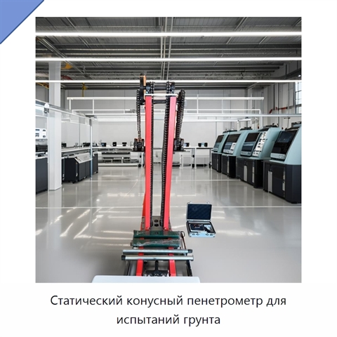 Статический конусный пенетрометр для испытаний грунта