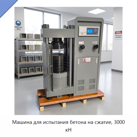 Машина для испытания бетона на сжатие, 3000 кН