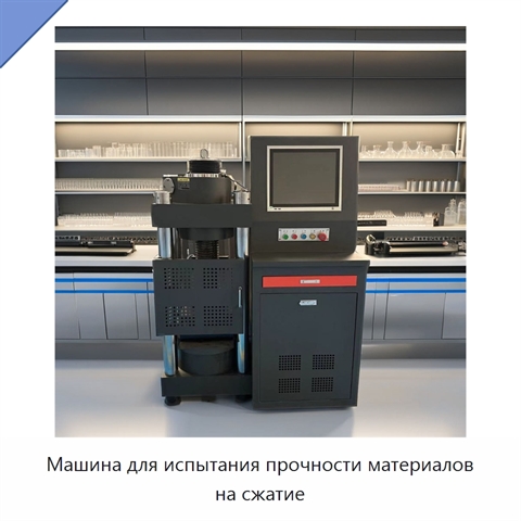 Машина для испытания прочности материалов на сжатие