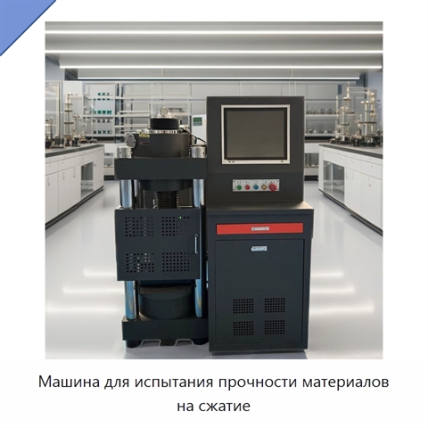 Машина для испытания прочности материалов на сжатие