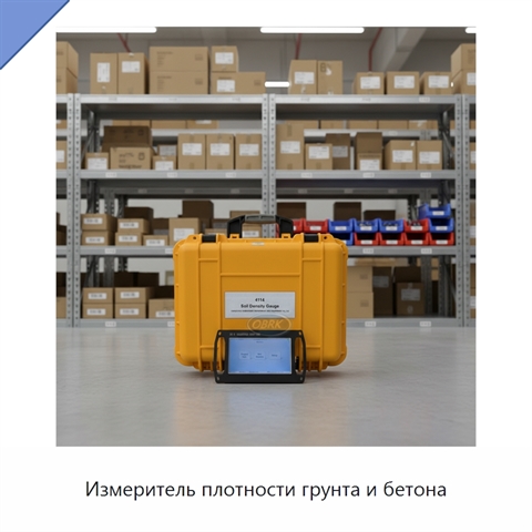Измеритель плотности грунта и бетона