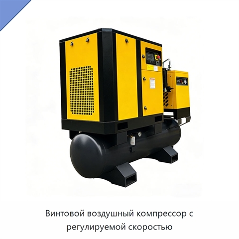 Винтовой воздушный компрессор с регулируемой скоростью