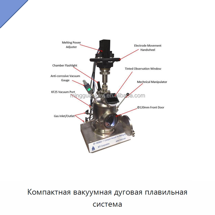 Компактная вакуумная дуговая плавильная система — Лабораторное нагревательное оборудование