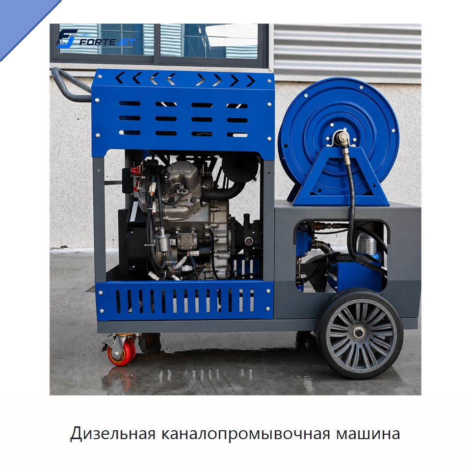 Дизельная каналопромывочная машина — Аппараты высокого давления