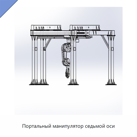 Портальный манипулятор седьмой оси