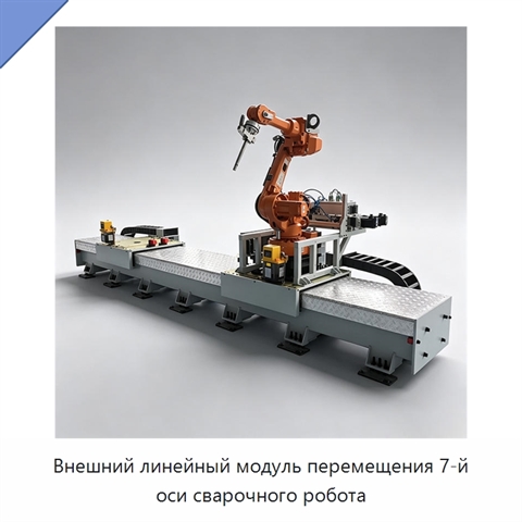Внешний линейный модуль перемещения 7-й оси сварочного робота