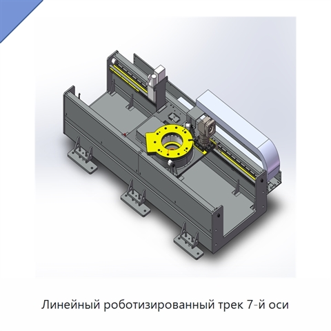 Линейный роботизированный трек 7-й оси