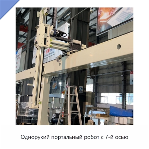 Однорукий портальный робот с 7-й осью