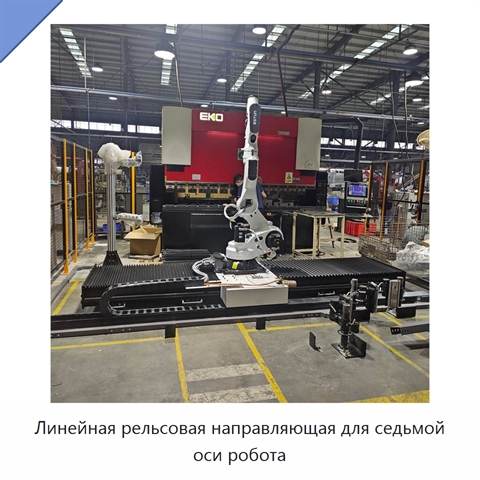 Линейная рельсовая направляющая для седьмой оси робота
