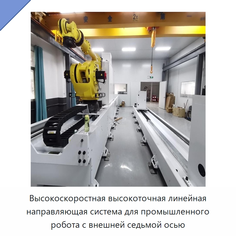 Высокоскоростная высокоточная линейная направляющая система для промышленного робота с внешней седьмой осью — Линейные роботы