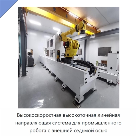 Высокоскоростная высокоточная линейная направляющая система для промышленного робота с внешней седьмой осью