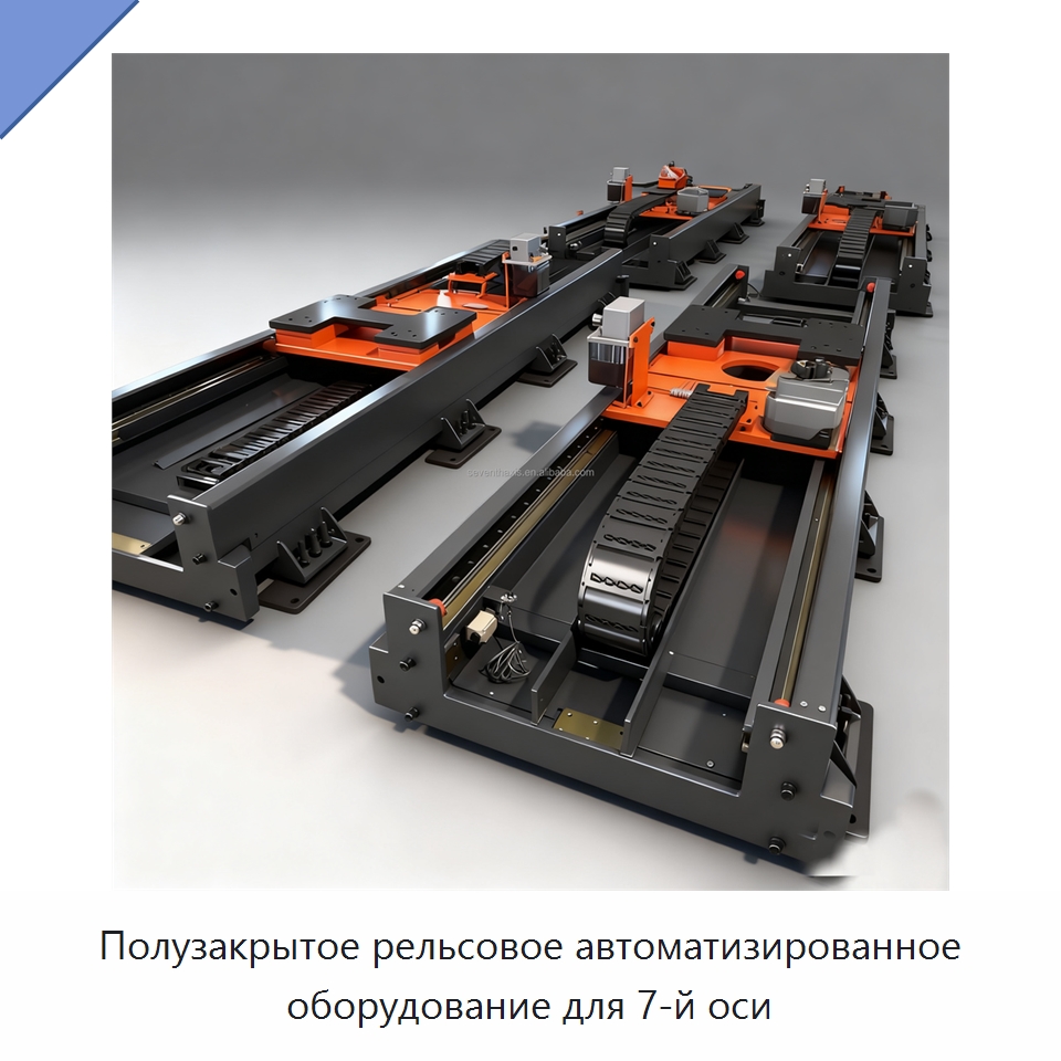 Полузакрытое рельсовое автоматизированное оборудование для 7-й оси — Специальные машины и промышленное оборудование