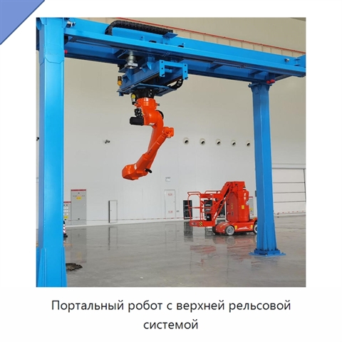 Портальный робот с верхней рельсовой системой
